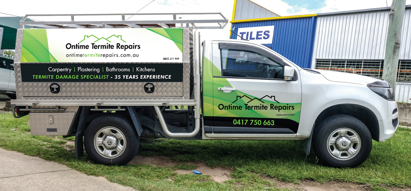 Ontime Termite Repairs work vehicle